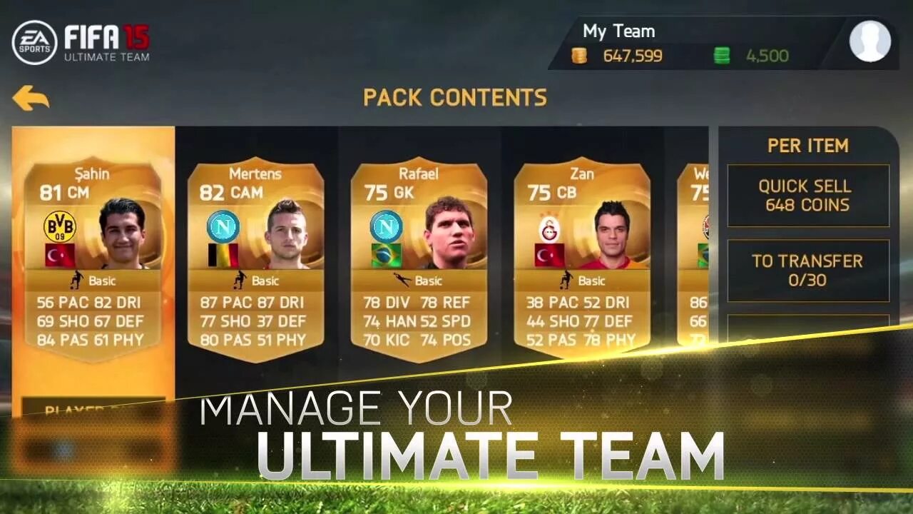 Ultimate team не работает