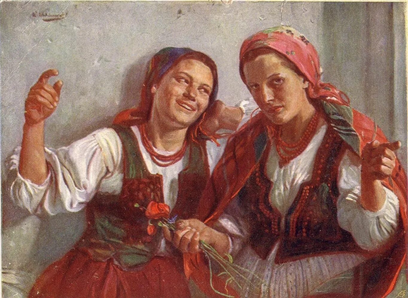 Бабы в старину. Советская женщина в искусстве. 4 Женщины на советских открытках. Фото группы женщин в старину. За русских женщин открытки.
