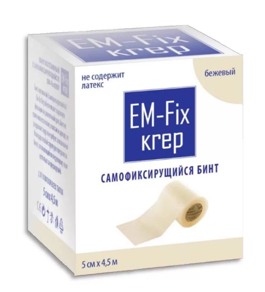 Самофиксирующийся бинт em Fix. Em Fix Krep бинт самофиксирующийся. Бинт em-Fix Krep эластичный компр.10см*4,5м. Бинт em-Fix Krep эластичный компр.7,5см*4,5м. Ем fix