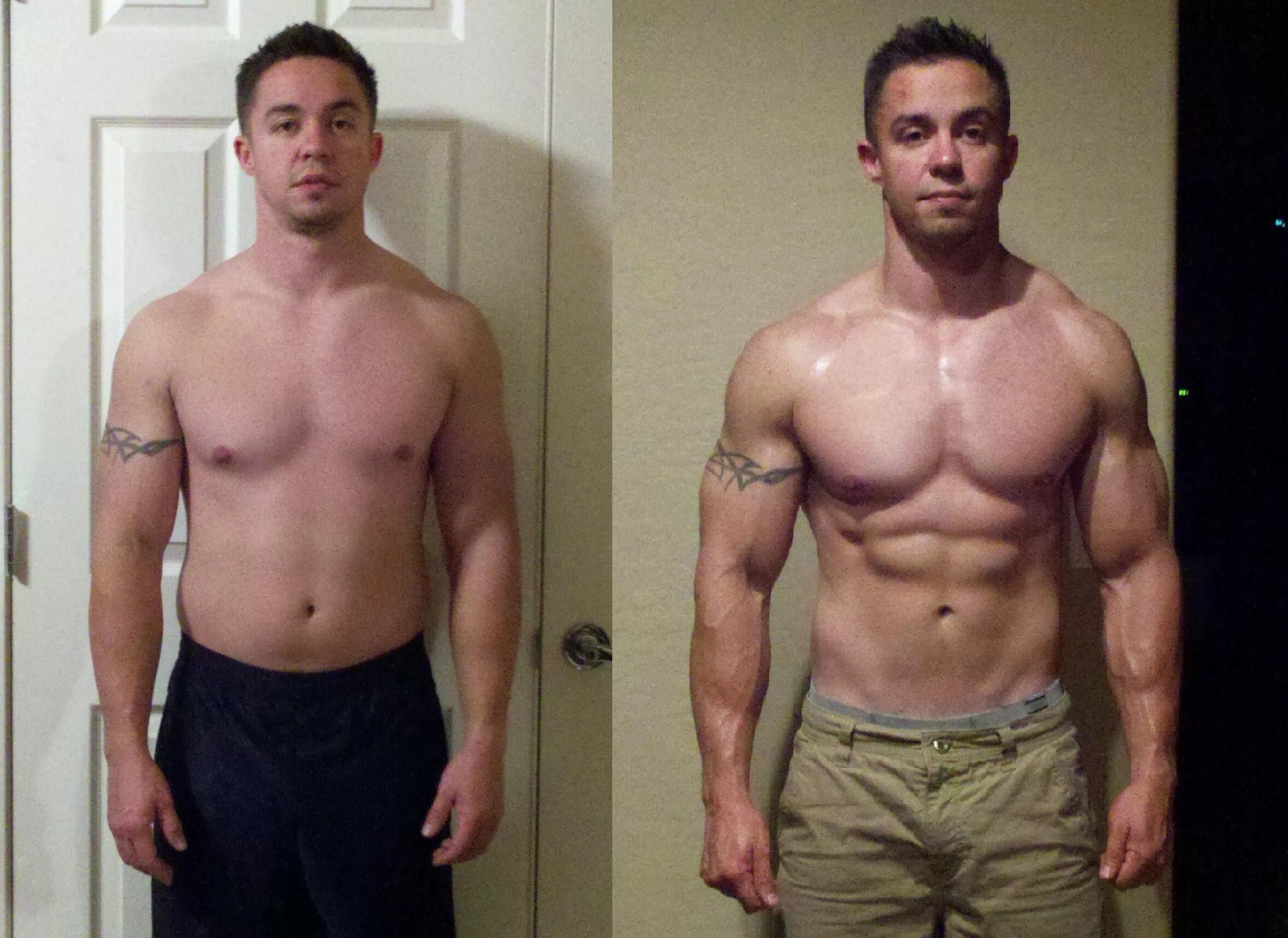 Obtain results. Тестостерон пропионат до и после. Трансформация тела. Результат от тренировок.