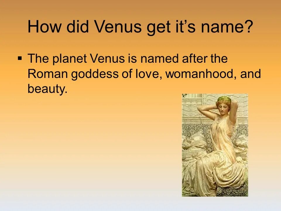 Venus Roman Goddess. Venus zenu. Venus planet of love