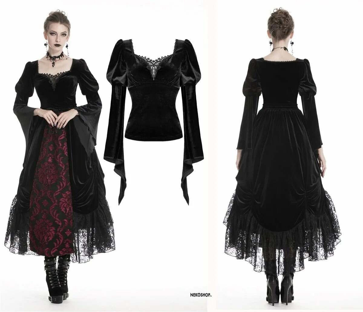 некошоп. готическое платье. неоготика в одежде. готическая одежда спб. готическое платье.