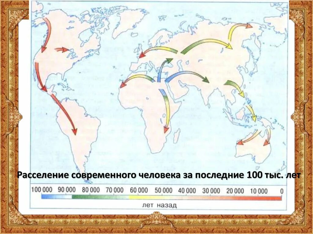 В каком году будет расселение. Расселение современного человека. Расселение современного человека за последние 100 тыс лет. Расселение людей по земному шару. Расселение людей современного типа.