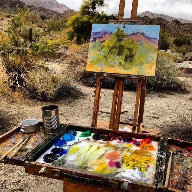 Мольберт в саду. Пленэр - plein air painting. plein air живопись. мольберт для пленэра. мольберт для акварельной живописи.