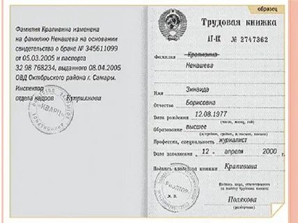 Когда нужно менять фамилию