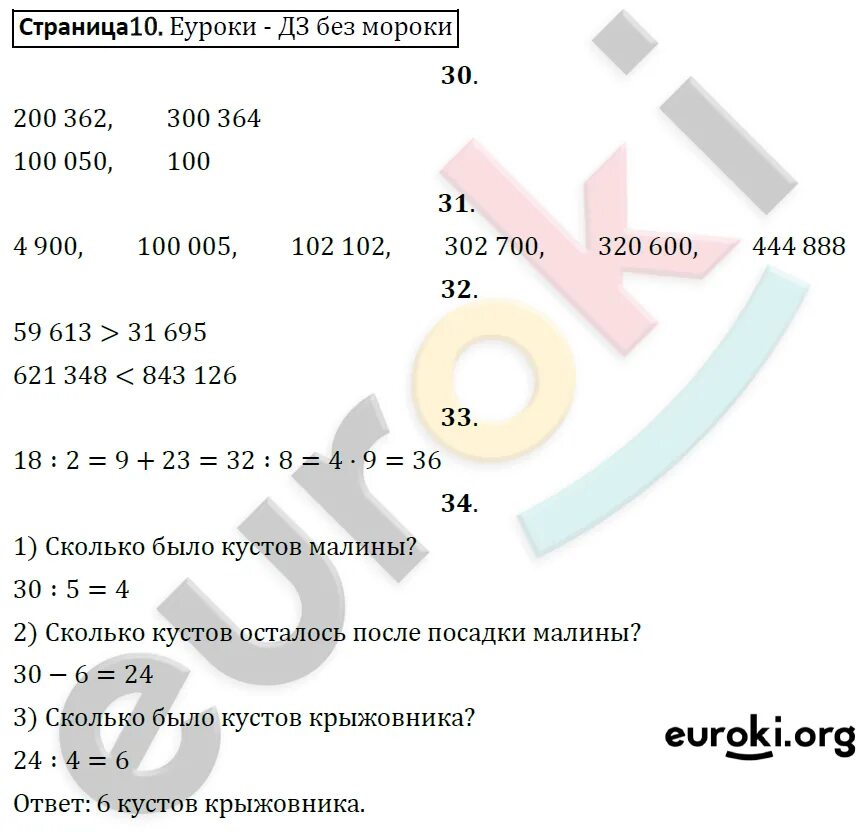 Математика 4 класс часть рудницкая