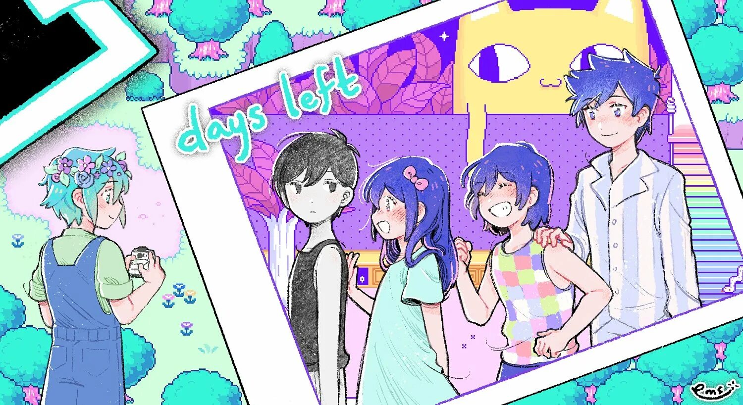 Omori игра Basil. Omori Обри. Omori Обри арт. Omori Sunny игра.