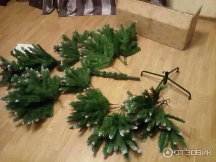 Как собрать елку искусственную пошагово