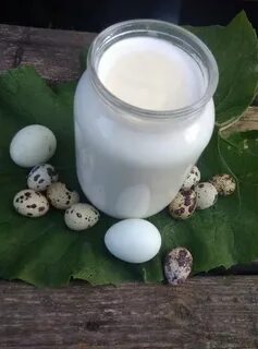 Козье молоко с яйцом