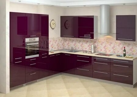 Показать цвета кухонных гарнитуров