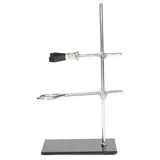 Mini Retort Stands Support Clamp Flask Laboratory Stand Set High Height 30cm - L