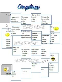 Adjectives board game