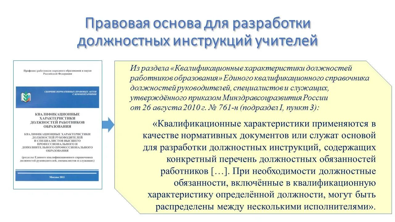 Квалификационный справочник образование 2010. Тарифно-квалификационные характеристики по должностям работников. Квалификационные характеристики должностей работников образования. Разработка квалификационной характеристики специалиста. Основные разделы квалификационной характеристики по должности.