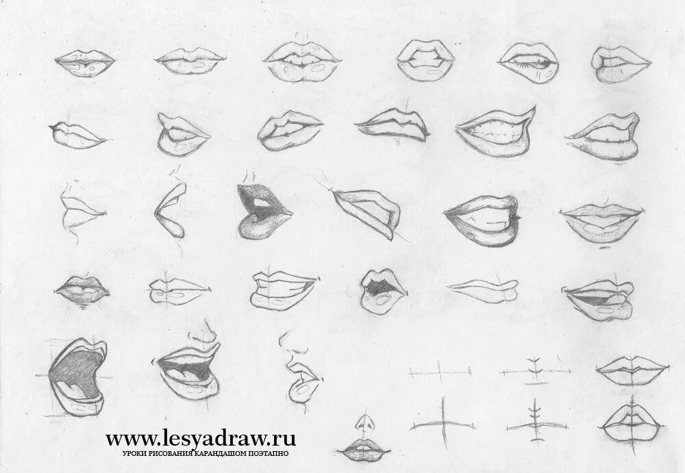 Как научиться рисовать губы