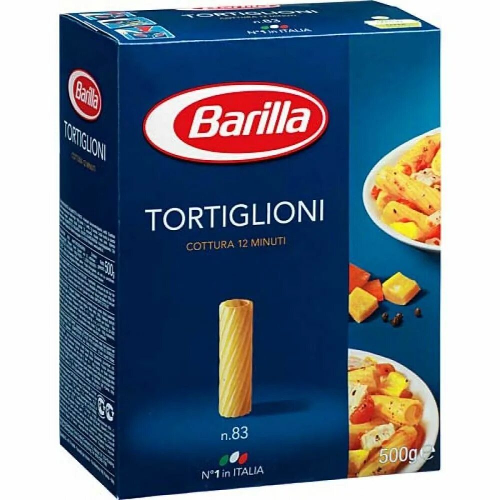 Барилла тортильони. Макароны Barilla Tortiglioni. Паста Tortiglioni 500г.. Ригатони паста Барилла.