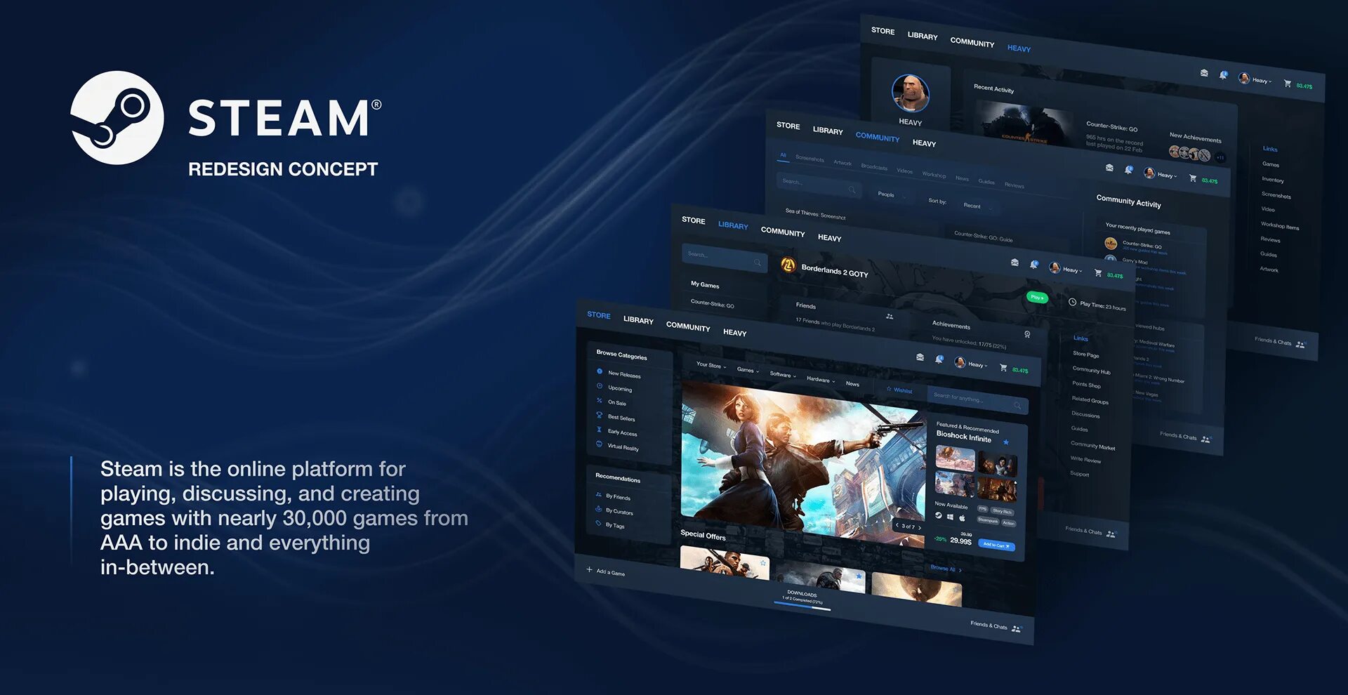 Steam developer. Стим интерфейс. Let off steam. Релиз steam. Все задания стим.