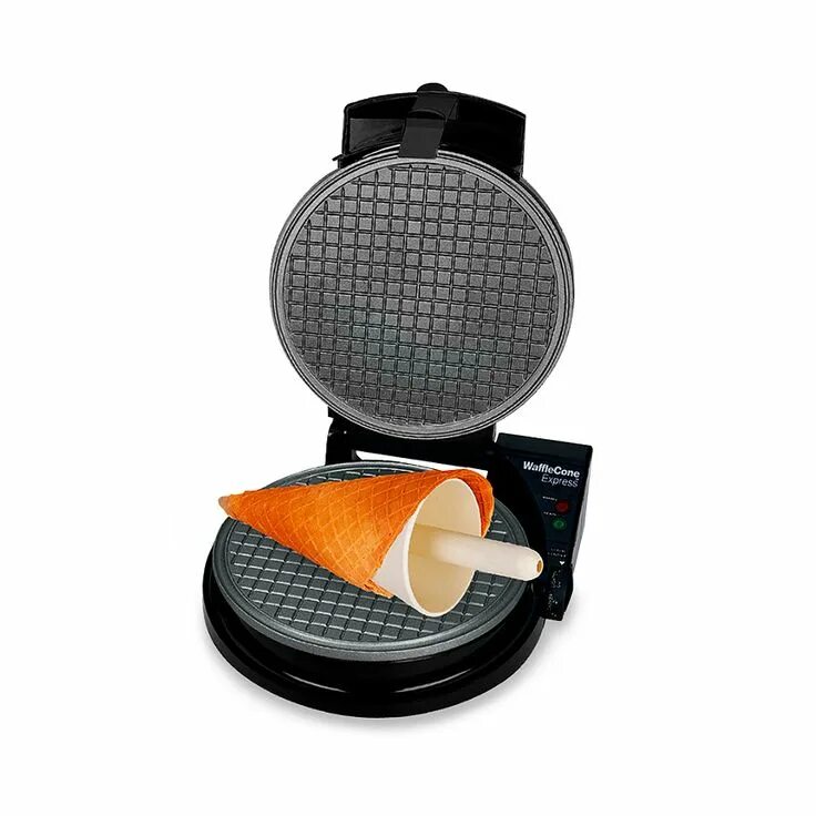 Вафельница для Пицелли. Трубочки в вафельнице. Waffle Cone maker. Sokany вафельница