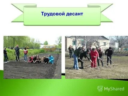 Конспект трудового десанта
