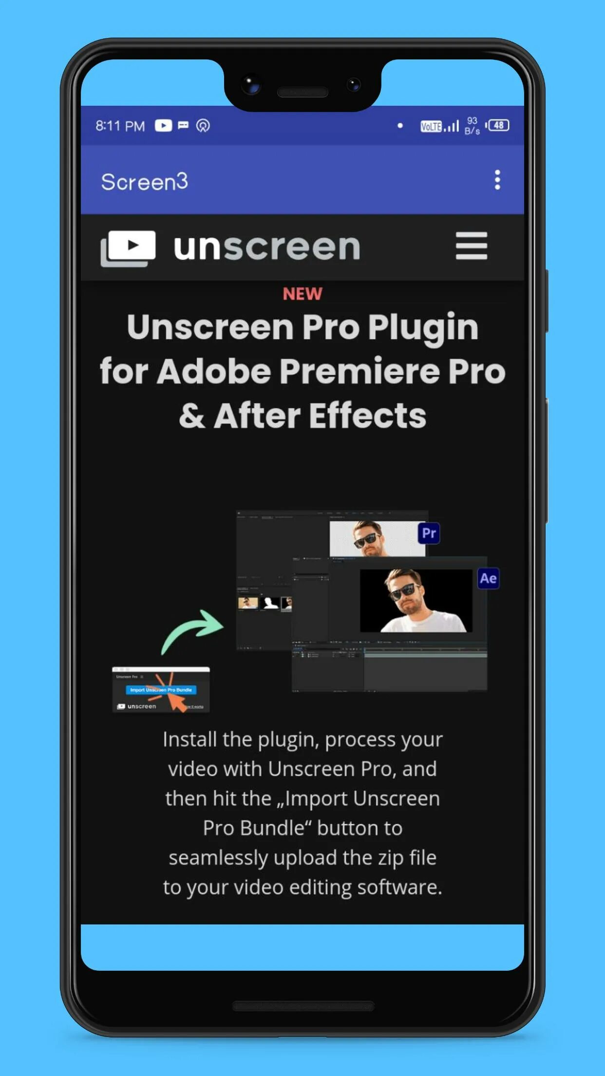 Unscreen. Unscreen