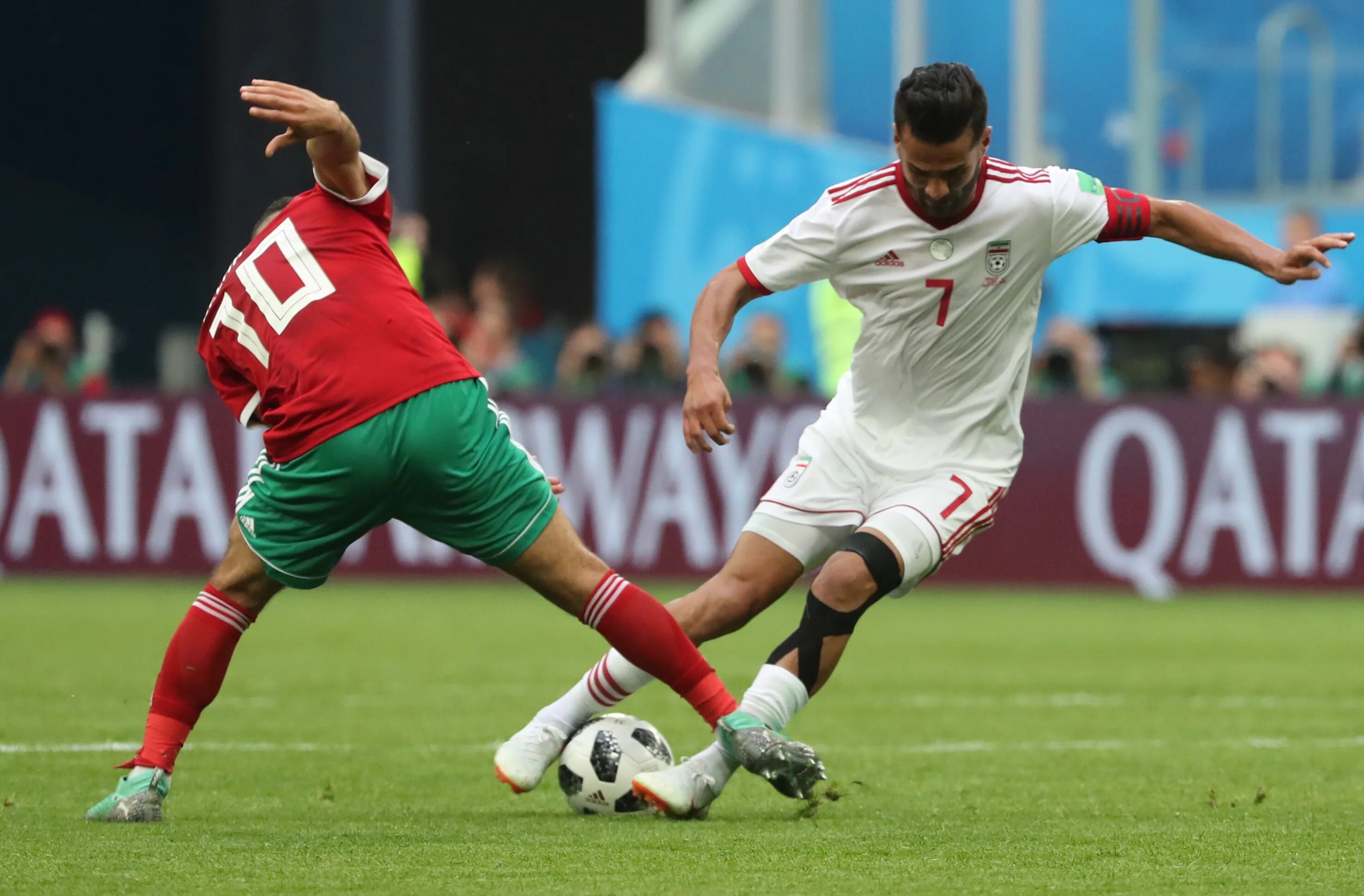 World cup matches. World Cup Football Match. Belgium Morocco 0-2.