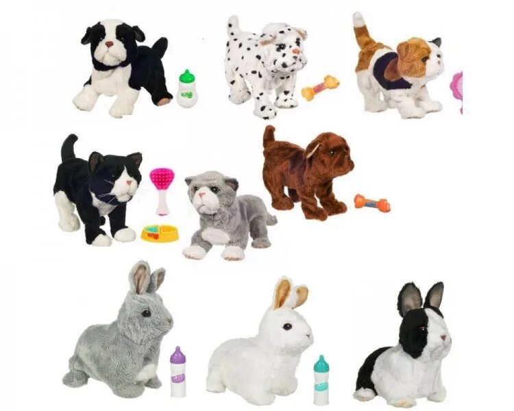 Сайт где игрушки. Собака FURREAL Hasbro Hasbro 93966. Разные игрушки. Мягкие игрушки в виде животных. Мягкие игрушки для детей 8 лет.