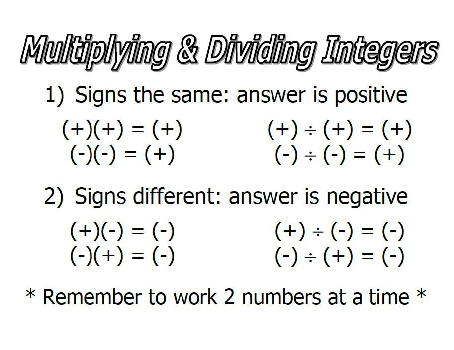 Should multiply. Multiplication and Division. Multiplying. Multiplication and Division of negative numbers.. Integral of Multiplication.