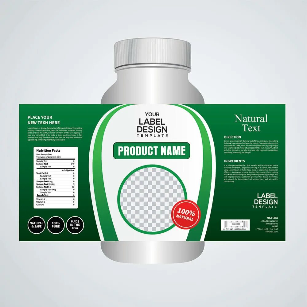 Label Design. Product Label Design. Label Design Template. Nature product Design Label. Product label