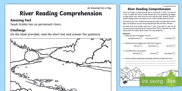 Geography Rivers Worksheet. Structure River Worksheet. Задания English Mountains Forest River Worksheets. River Worksheets for Kids. Река перевести на английский