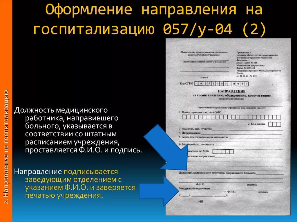 Справка 057у. Направление 057-у. Направление на госпитализацию. 057/У-04 направление на госпитализацию. Направление на госпитализацию в стационар.