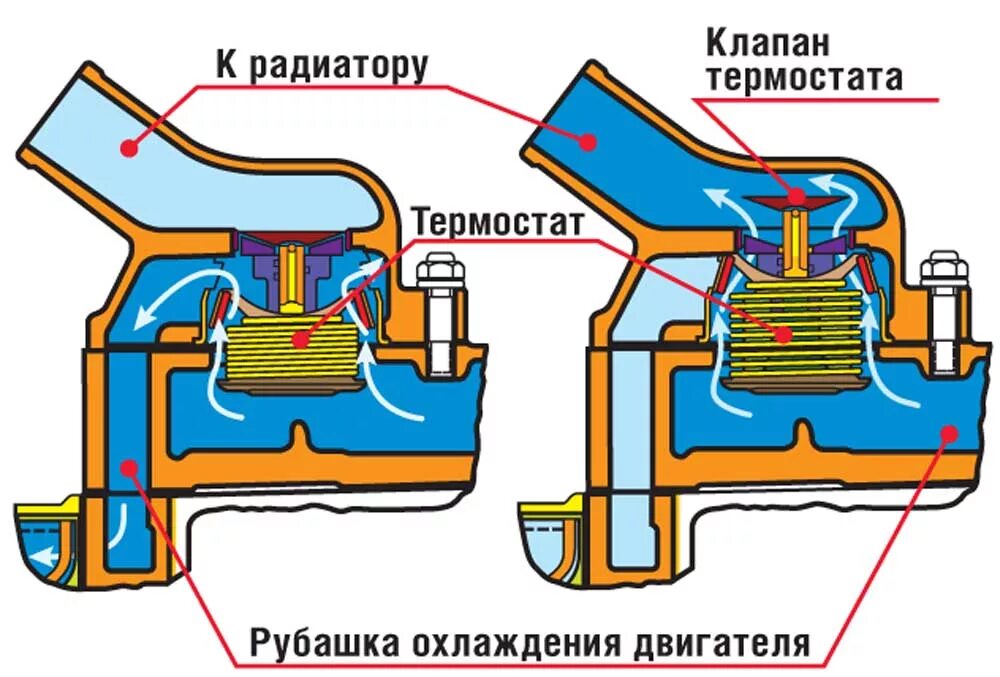 Термостат ВАЗ 2110 конструкция. Термостат системы охлаждения ДВС. Принцип работы термостата. Термостат устройство и принцип работы схема.