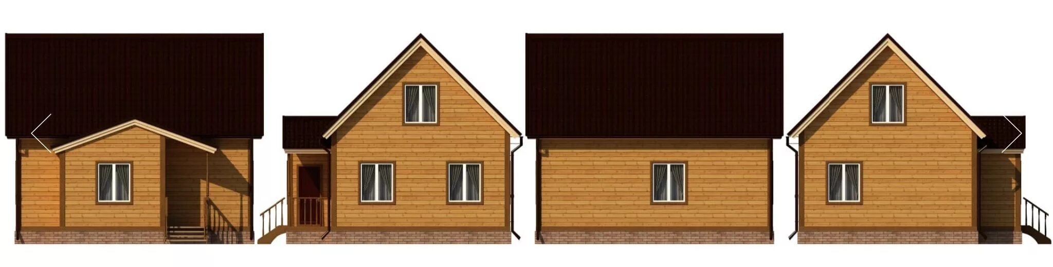 Каркасный дом 10х10 холодный контур. 10. Кд-010. Кд x2. Одноэтажный дом с террасой.