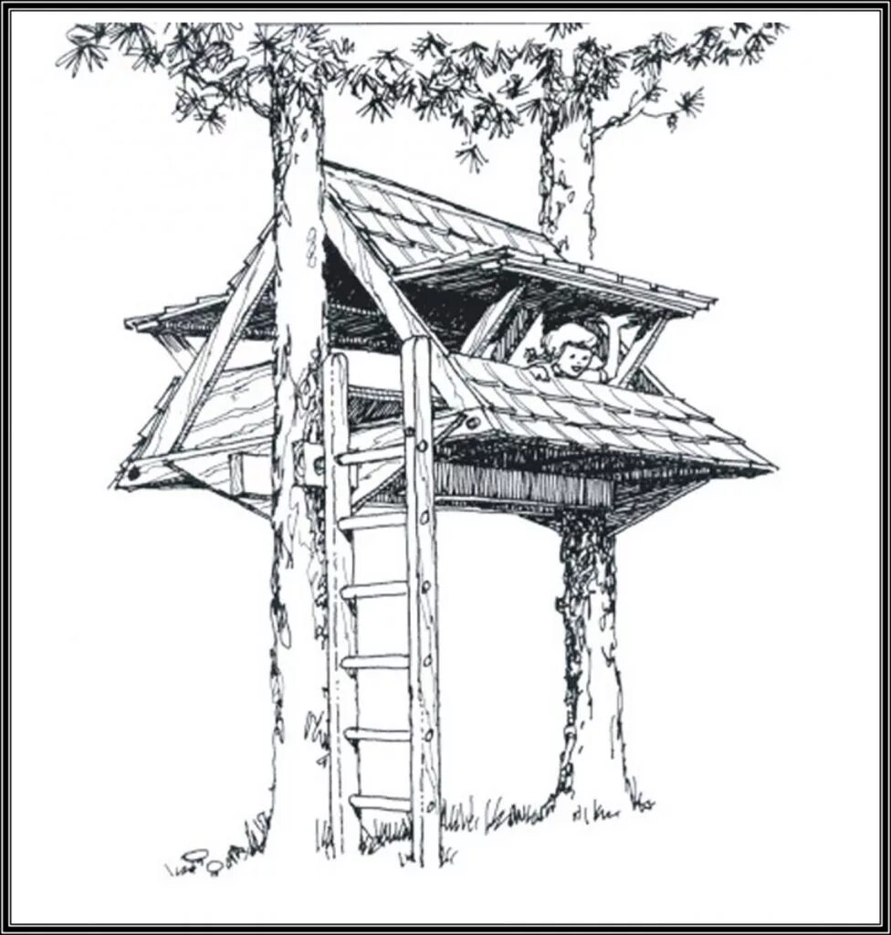 Tree house drew
