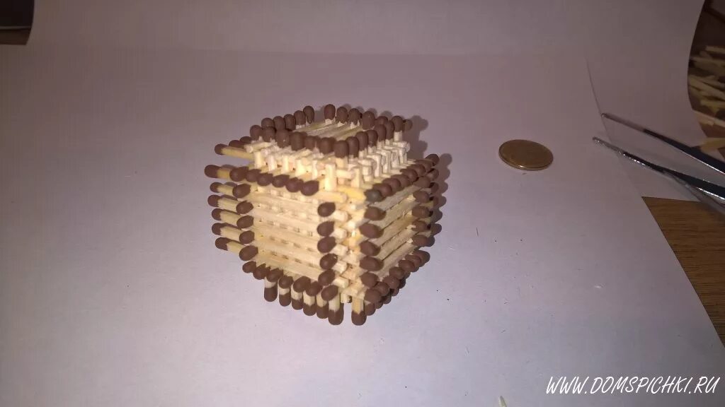 многогранник из спичек