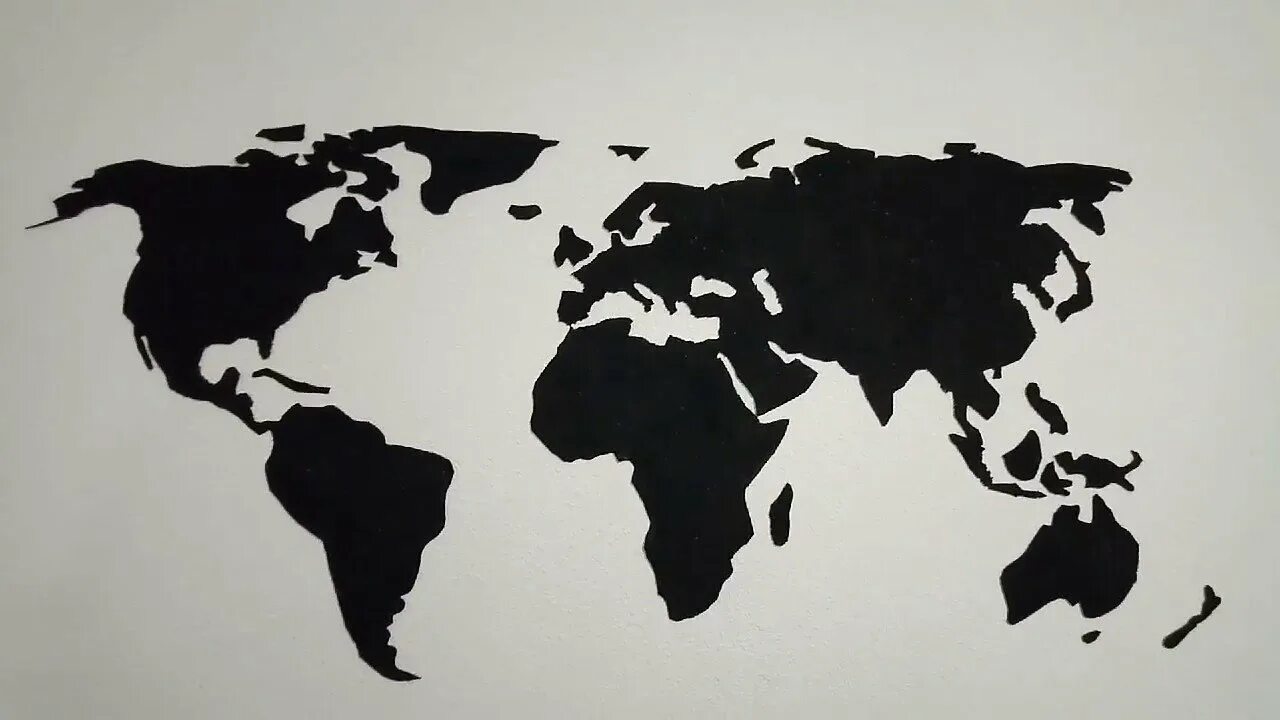 Карта земли черно белая. Силуэты континентов. Материки на стену. Стилизованные континенты.