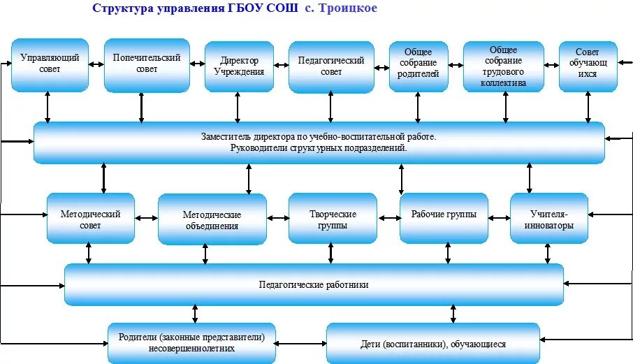 Управление негосударственным образовательным учреждением