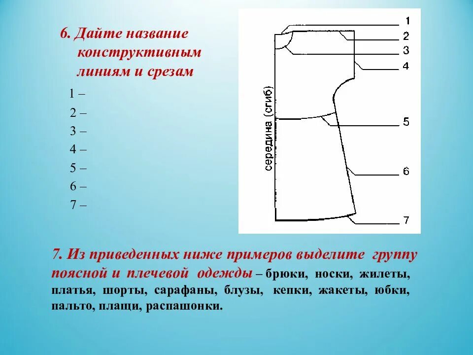 Построение чертежа основы плечевого изделия с цельнокроеным рукавом. Конструктивные линии плечевого изделия. Технология пошива плечевого изделия. Плечевое изделие с цельнокроеным рукавом. Раскрой швейного изделия 6 класс технология