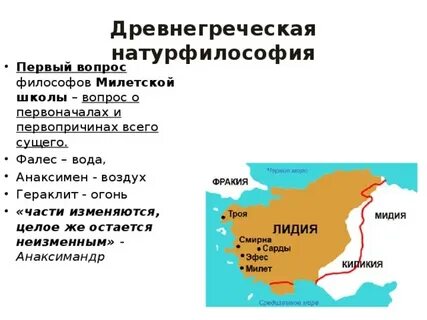 Древнегреческая натурфилософия