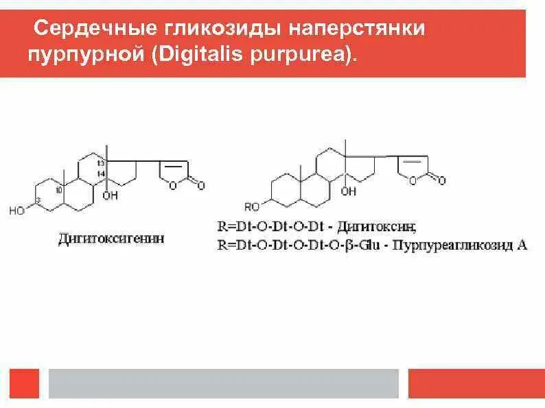 Препараты наперстянки сердечные гликозиды. Наперстянка сердечные гликозиды. Гликозиды наперстянки пурпурной. Сердечные гликозиды строение. Группа сердечные гликозиды