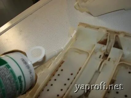Течет лоток для порошка стиральной