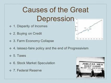 "The Great Depression: Causes and Effects 6.3: Explain the causes and ...