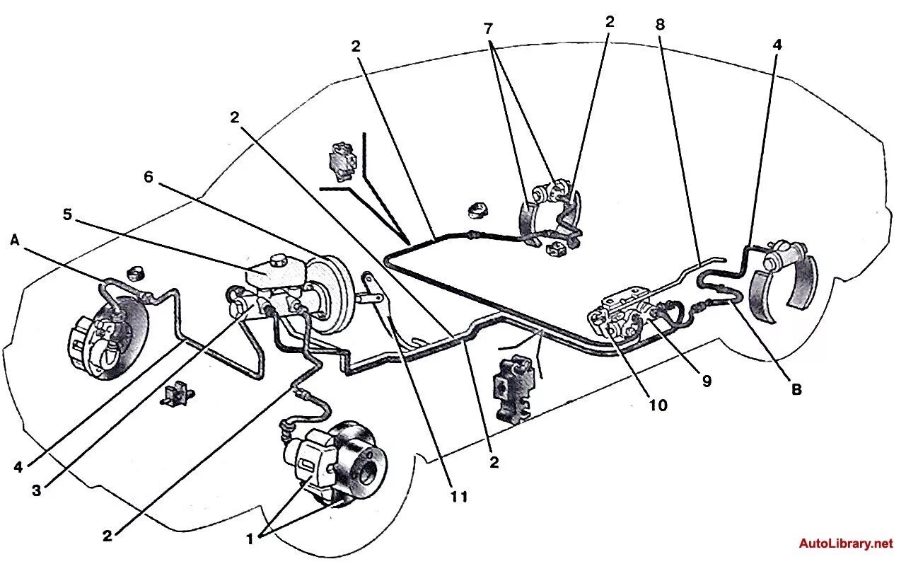Тормоза на заглушенной машине. Схема тормозов ВАЗ 2114. Схема тормозной системы ВАЗ 2114 задние. Задняя тормозная система ВАЗ 2114. Схема тормозной системы ВАЗ 2114.