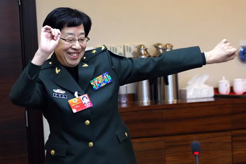 Ххж. Джин НОАК. Цзэн Цинхун. Китайские женщины генералы. Женщина генерал Китай.