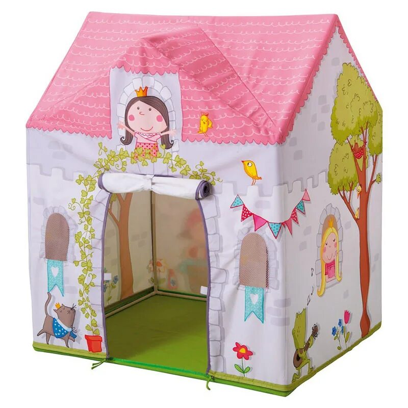 Купить палатку домик. Игровая палатка haba. Игровые палатки haba Farm Play Tent by haba. Палатка ELC игровой домик принцессы. Домик для детей из ткани.