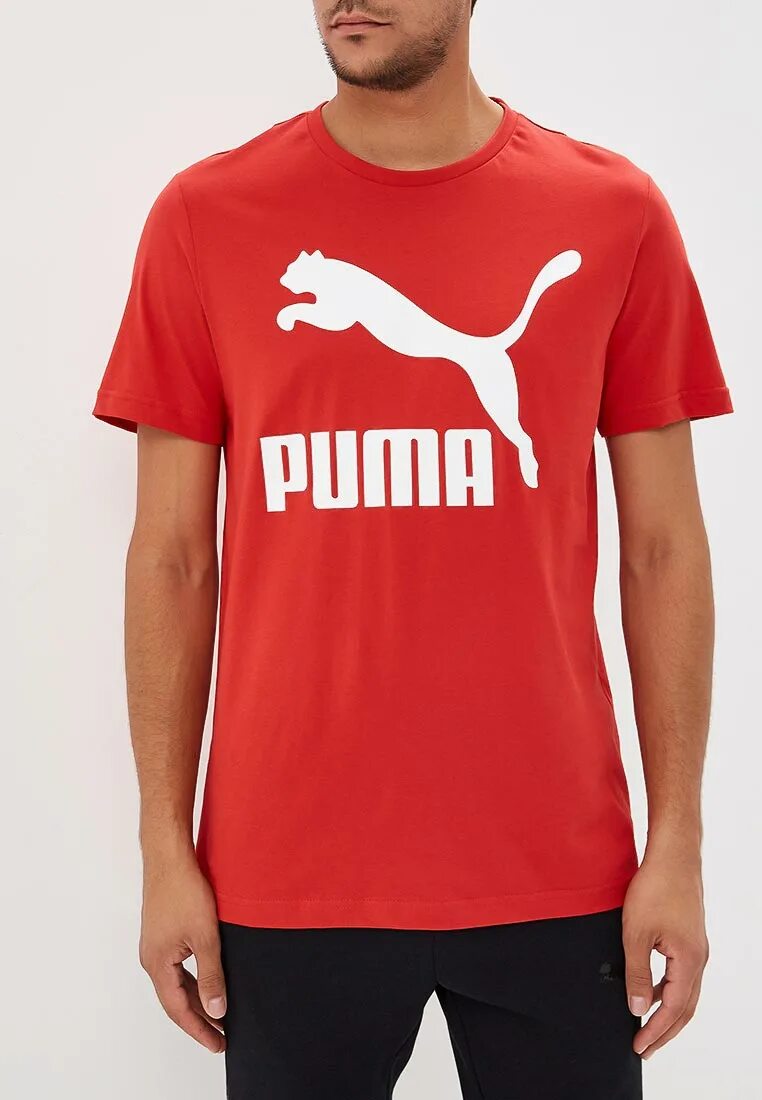 Красная майка Пума. Футболка Puma. Футболка Puma красная. Футболка Пума красная мужская. Ламода купить футболки