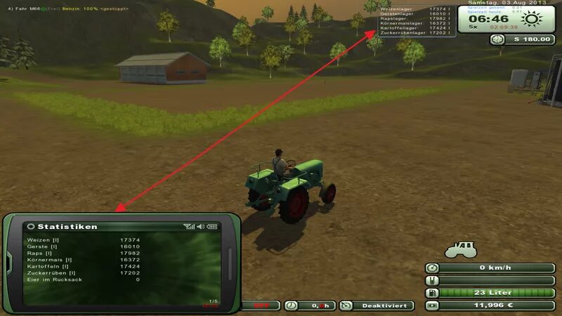 Мод скрипта Farm HUD V 3.1.1 ru Farming Simulator 2015. Script 25