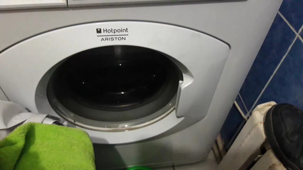 Как открыть стиральную машину hotpoint ariston