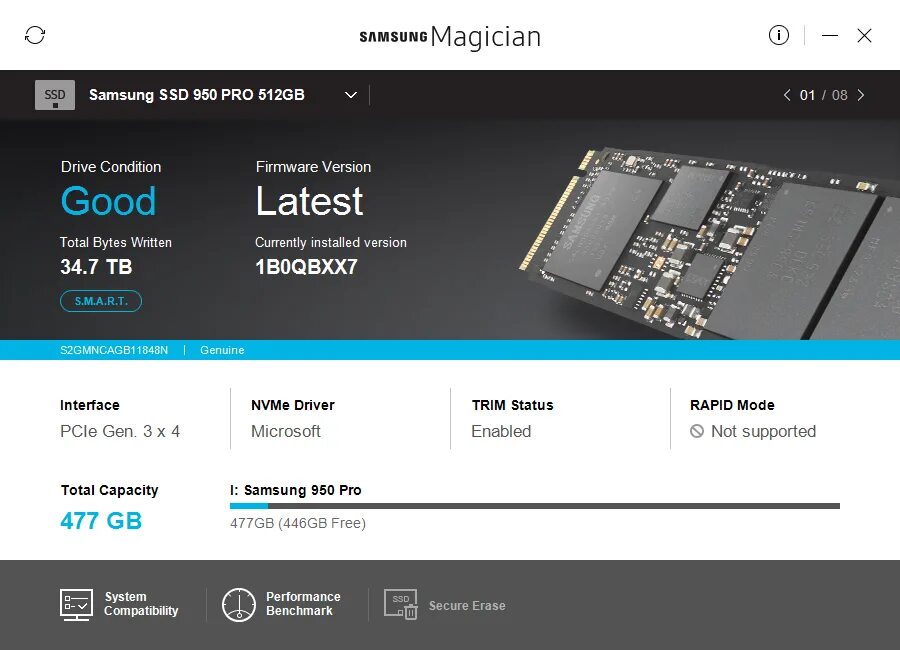 Samsung ssd программа. 512gb SSD Samsung 960 Pro. Samsung Magician SSD. Samsung SSD 960 EVO 250gb. Samsung SSD Firmware update.