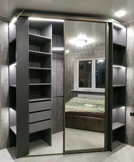 Купе гардеробная в прихожей