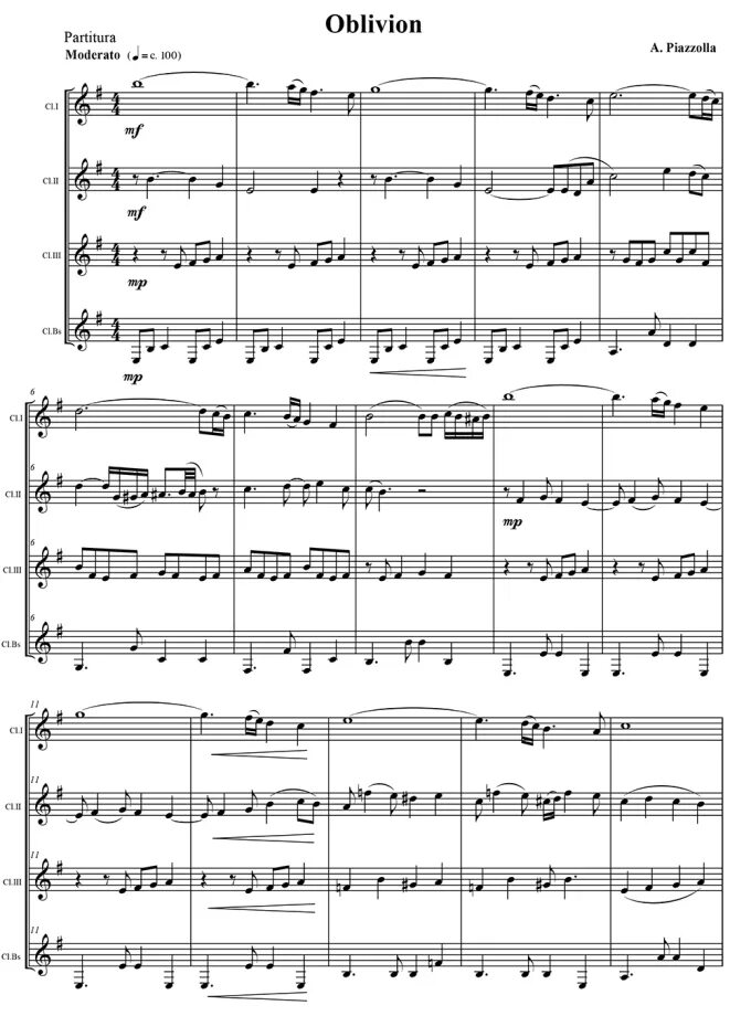 Пьяццолла обливион ноты. Пьяццолла забвение ноты. ноты обливион саксофон.