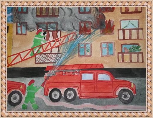 Рисование пожарная машина. Рисование для детей пожарная машина. Пожарная машина спешит на помощь рисование. Рисунок на противопожарную тему. Рисование пожарная машина в старшей группе.